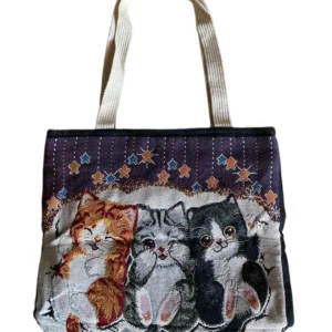 Draagtas met 3 poesjes