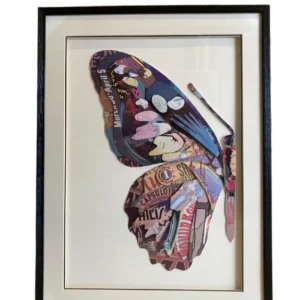 3D schilderij "Vlinder" links