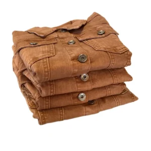 Spijkerjasje 'Bruin' maat S. en M.