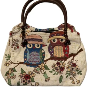 Draagtas '2 wijze Uilen'