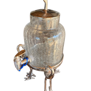 Flamingo dispenser Silver